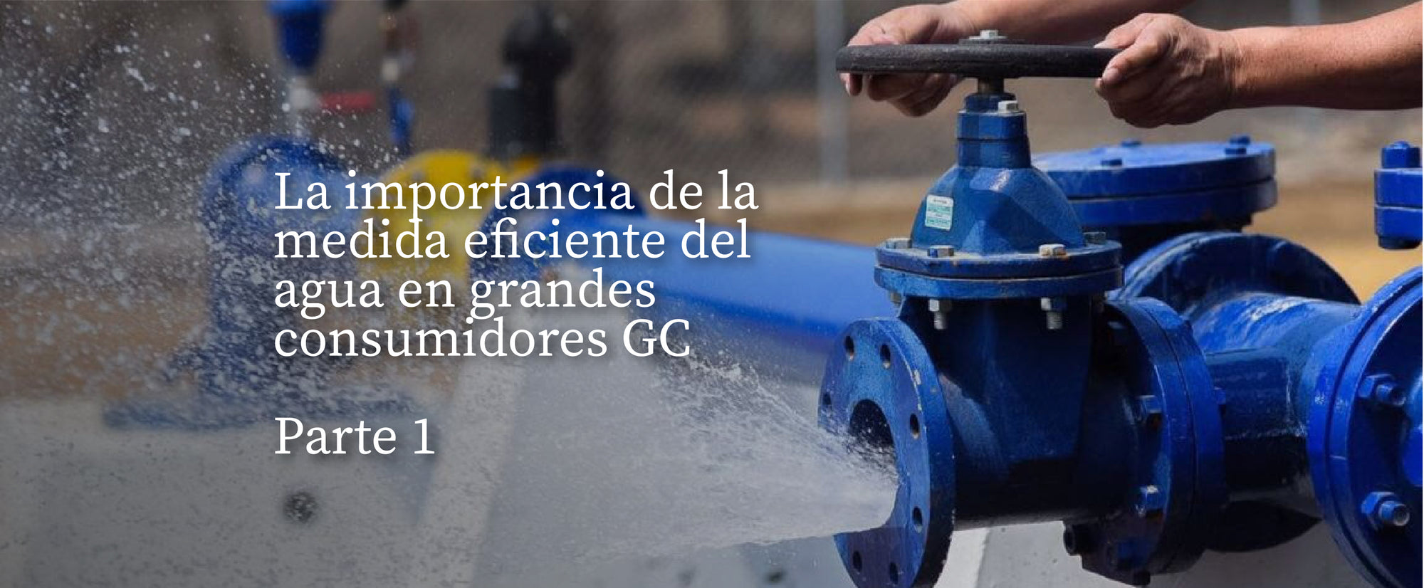 La importancia de la medida eficiente del agua en grandes consumidores GC. Parte #1.