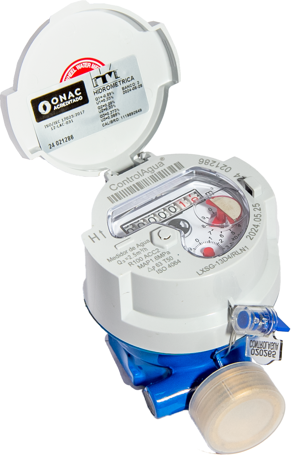 Medidor Velocidad Magnético Metálico 1/2" R100