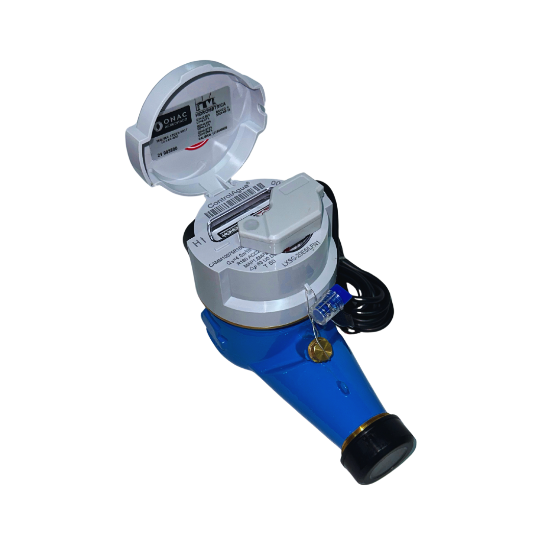 Medidor De Velocidad Chorro Múltiple R160 Cuerpo En Bronce Equipado Y Calibrado