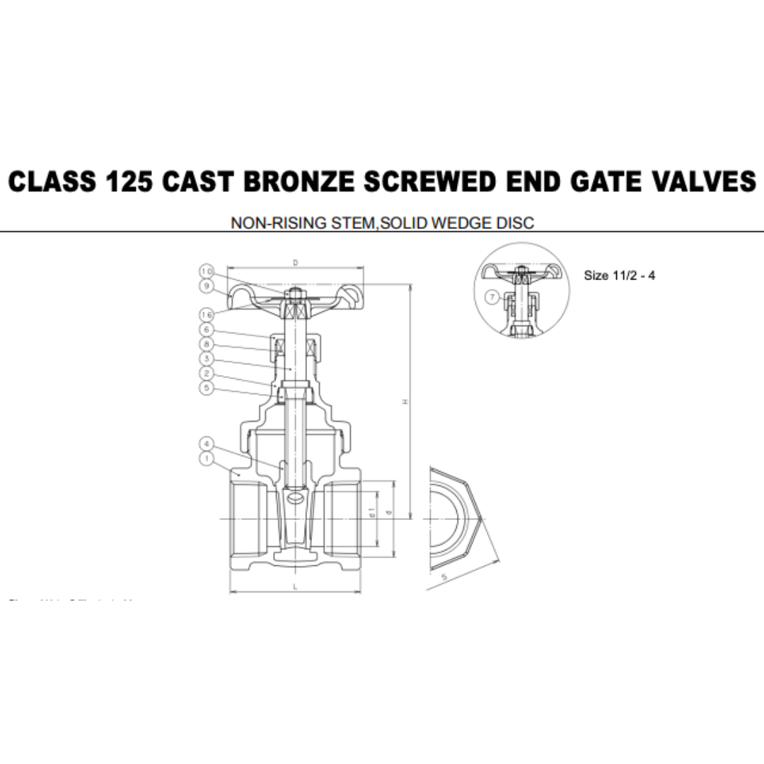 valvula de compuerta en bronce red white