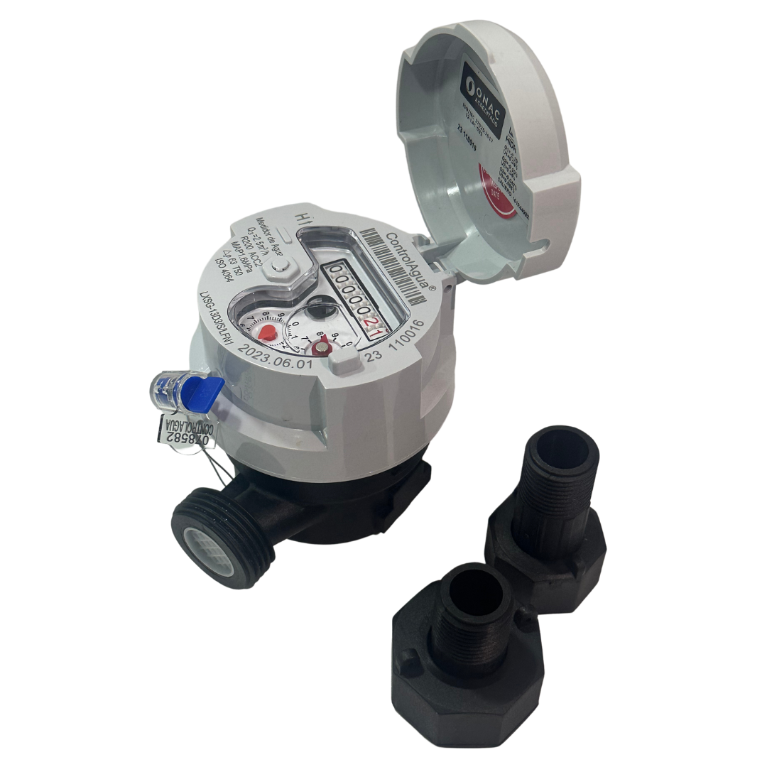 Medidor De Velocidad Transmisión Magnetica De 1/2" R200 Cuerpo Plástico