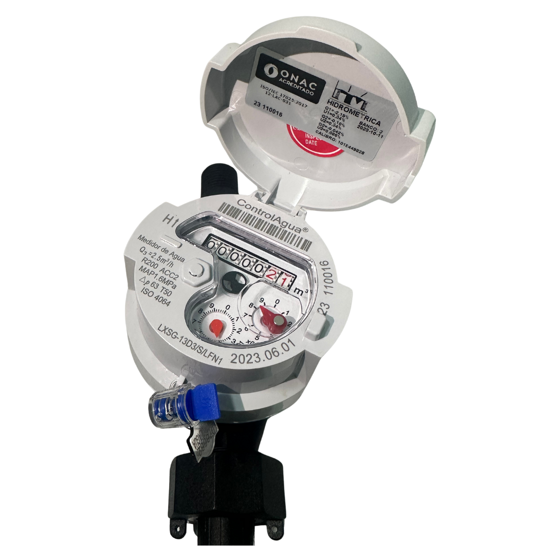 Medidor De Velocidad Transmisión Magnetica De 1/2" R200 Cuerpo Plástico