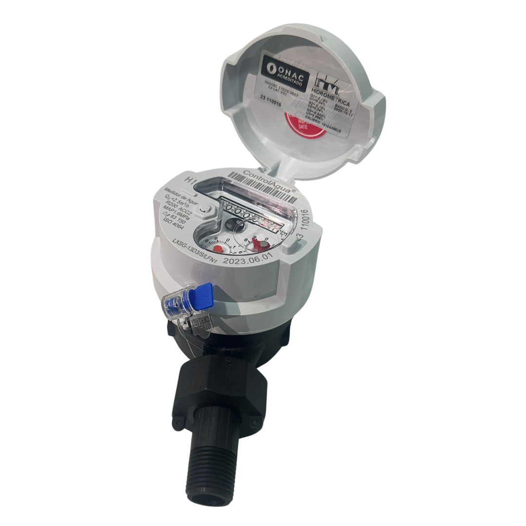 Medidor De Velocidad Transmisión Magnetica De 1/2" R200 Cuerpo Plástico