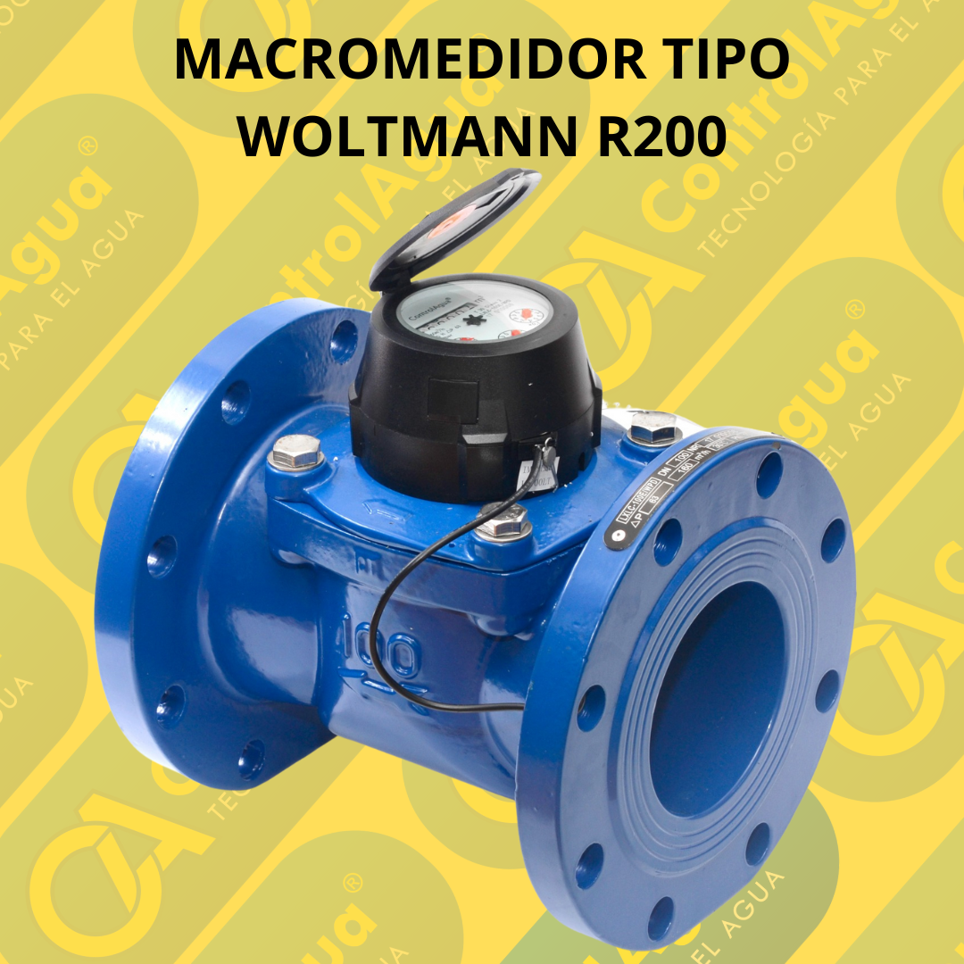 Macromedidor Tipo Woltmann R200 (2" A 6")
