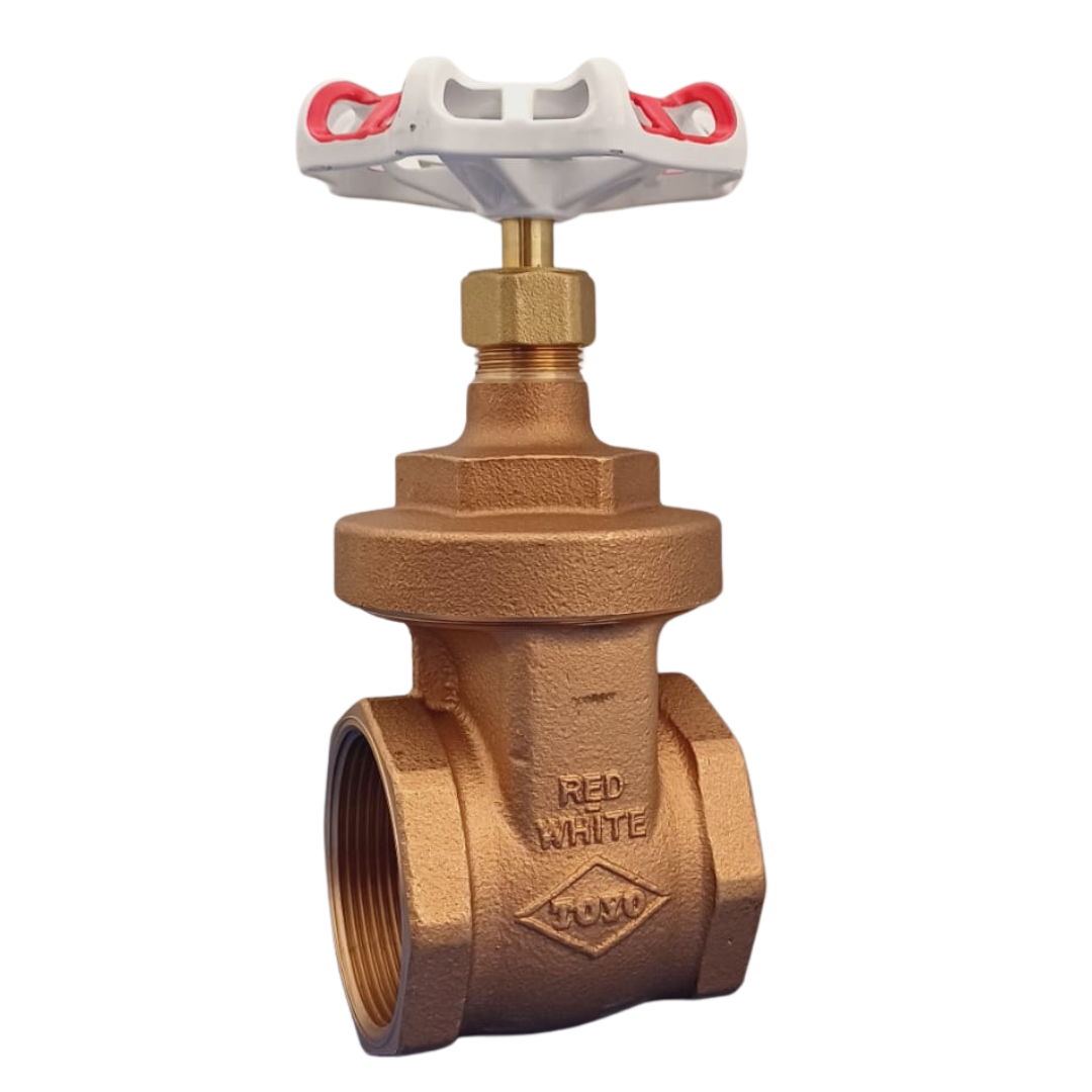 valvula de compuerta en bronce red white