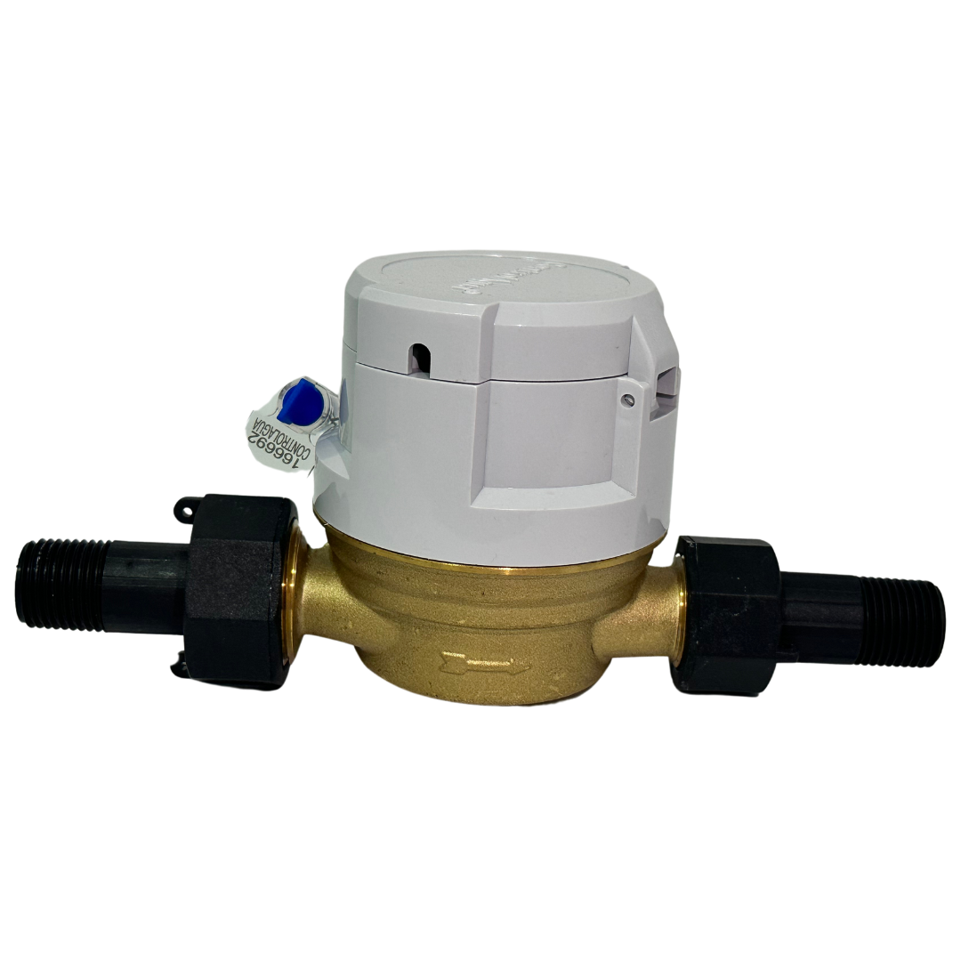 Medidor De Velocidad Chorro Unico R200 De 1/2" Cuerpo En Bronce