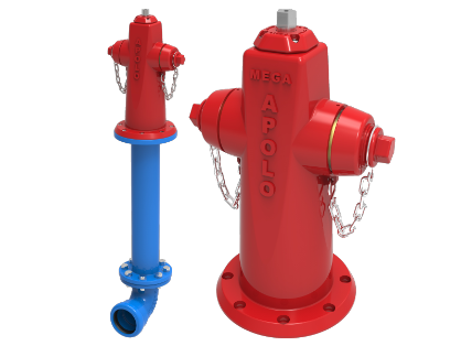 HIDRANTE MEGA RESIDENCIAL DOS SALIDAS DE 2 1/2