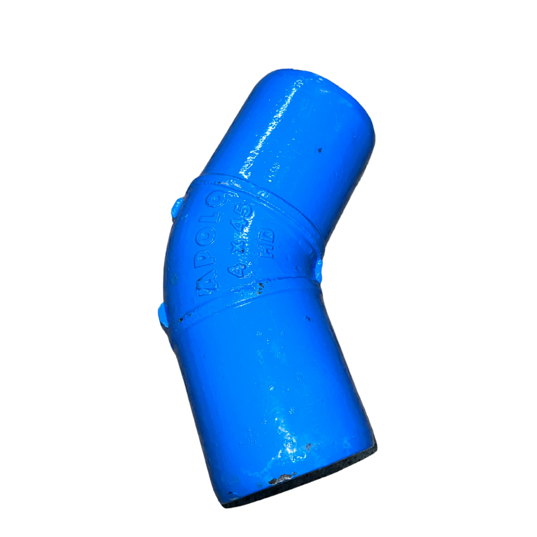 CODO HD 45° EXTREMO LISO