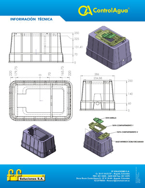 Cajilla Plástica Interbox Doble Recamara